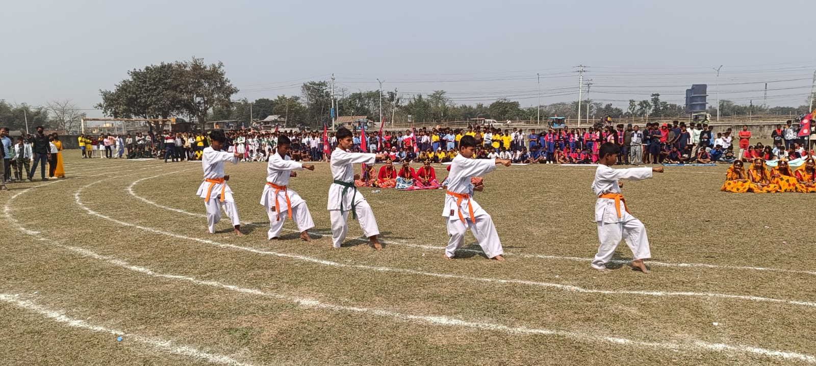 रंगेलीमा राष्ट्रपति रनिङ शिल्ड खेलकुद प्रतियोगिता सुरु