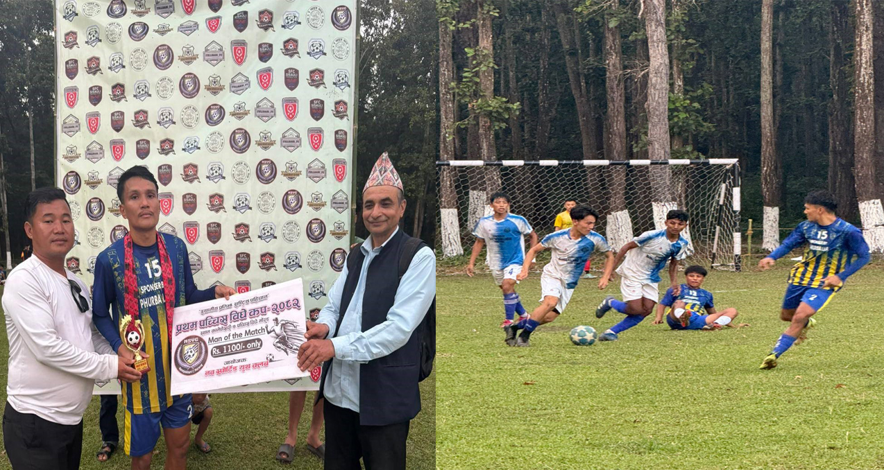 पच्चिस विघे फुटबल खेलः द ब्वाईज क्लब लेटाङ फाइनलमा प्रवेश